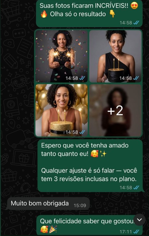 Feedback real de cliente
