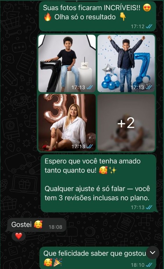 Feedback real de cliente