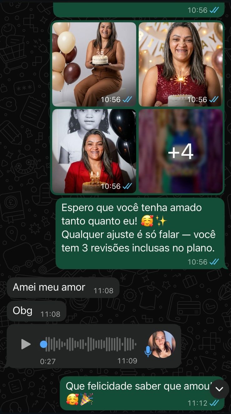 Feedback real de cliente