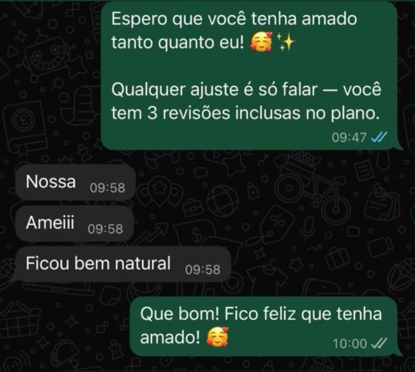 Feedback real de cliente